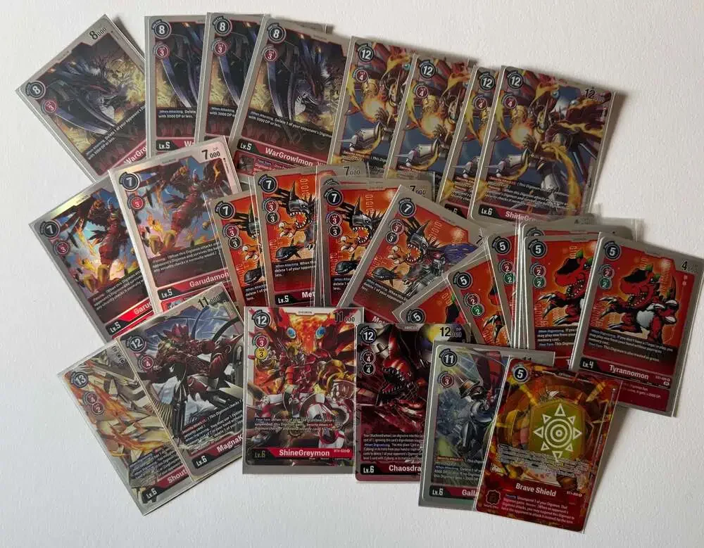 Digimon TCG Trading Card Game Lot of 168 cards